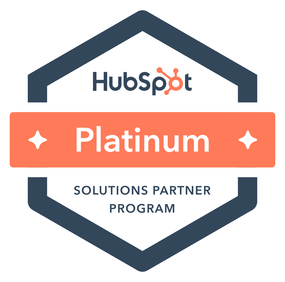 HubSpot platinum partner badge