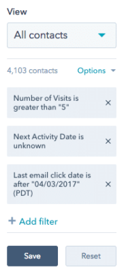 Aangepaste weergave hubspot